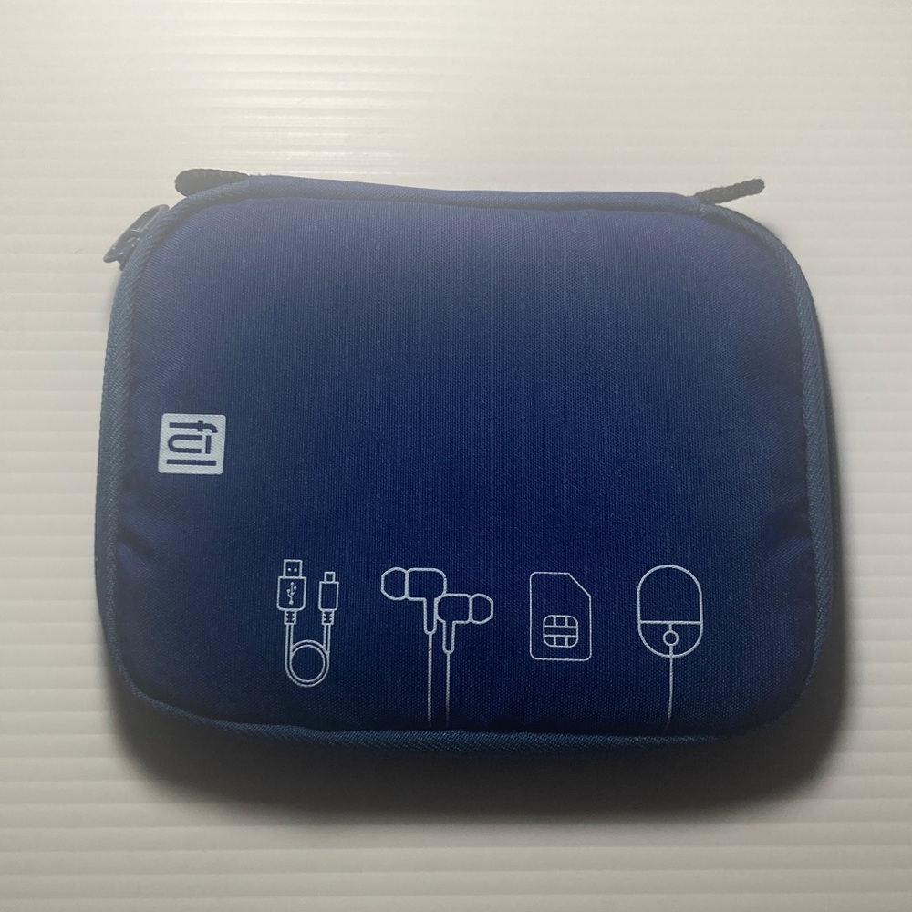 Blue Tech Accessory Pouch - Picture 2 of 6